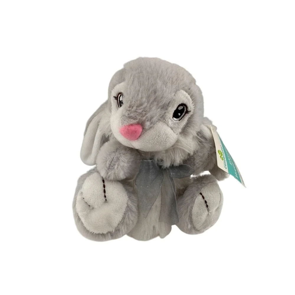 Walmart Dandee Bunny Way To Celebrate Easter Hoppy Hopster Plush Toy‎ Gray 8